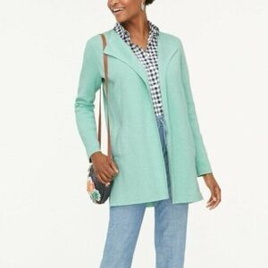 J. Crew Factory Mint Green Vanessa Sweater Jacket - Size Small